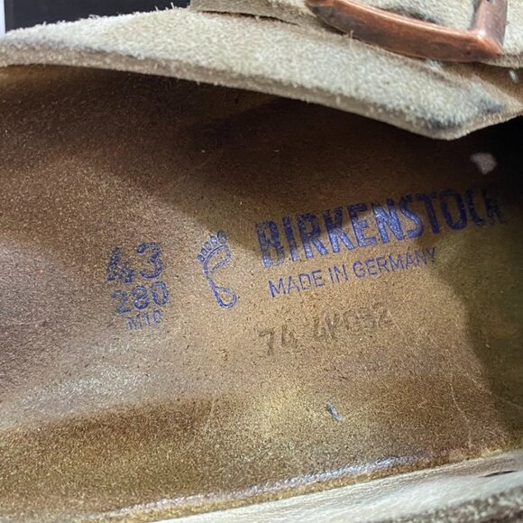 Birkenstock Boston Soft Footbed Suede Clogs Taupe EU 43 Regular main image 8